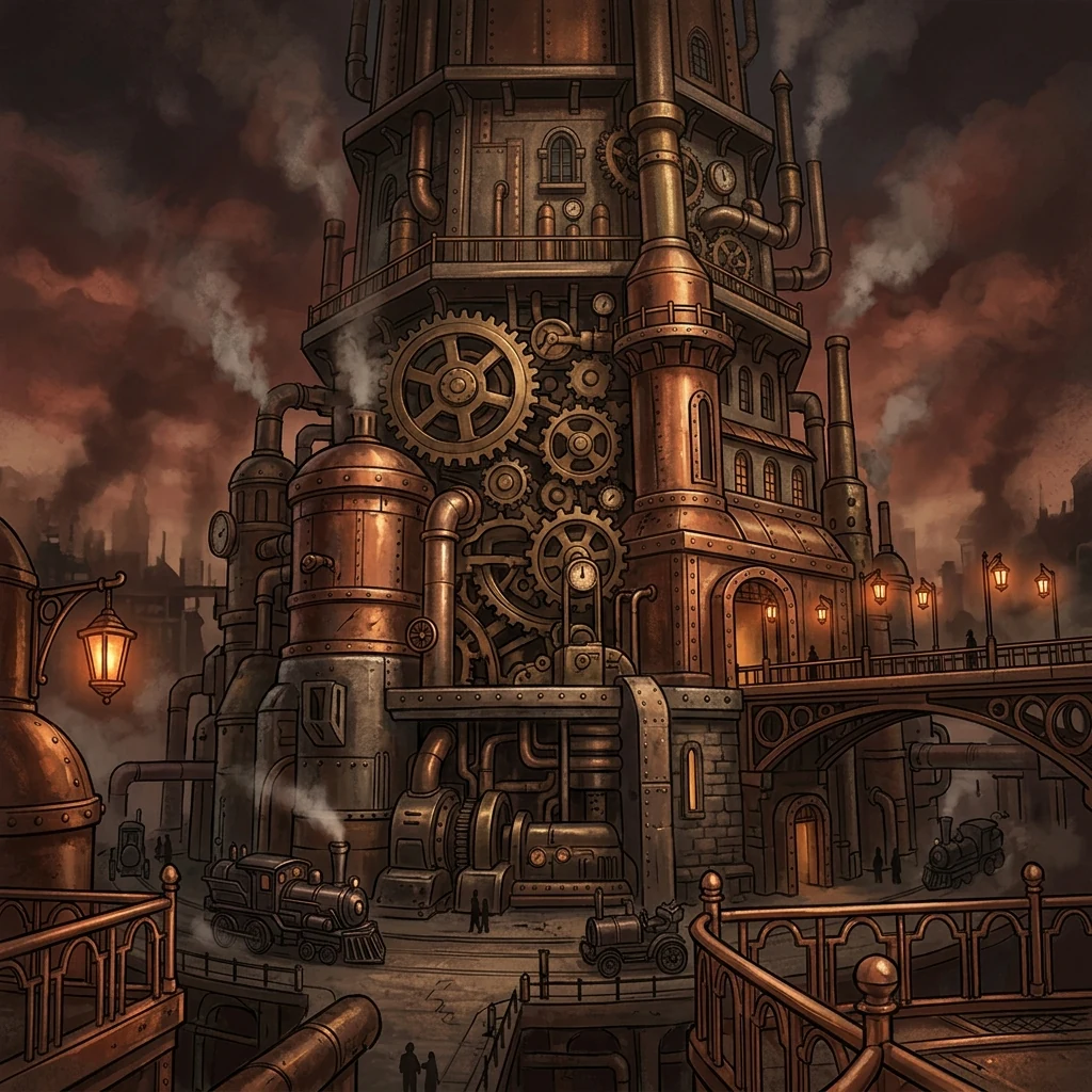 Steam Tower sur Julius